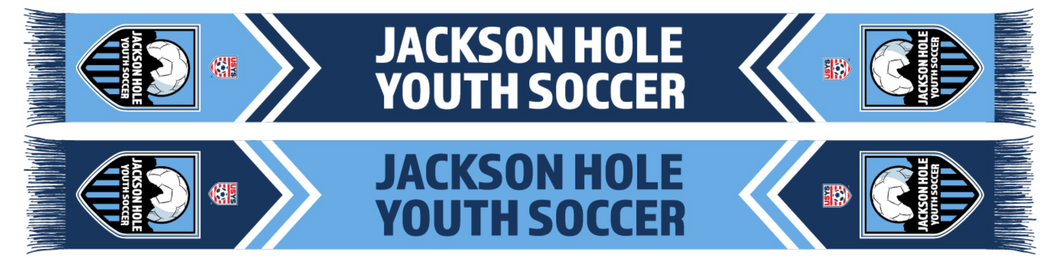 Jackson Hole Youth Soccer Logo Scarf