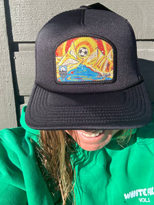 Jackson Hole Youth Soccer "Artwork By Abby" Logo Foam Trucker Hat