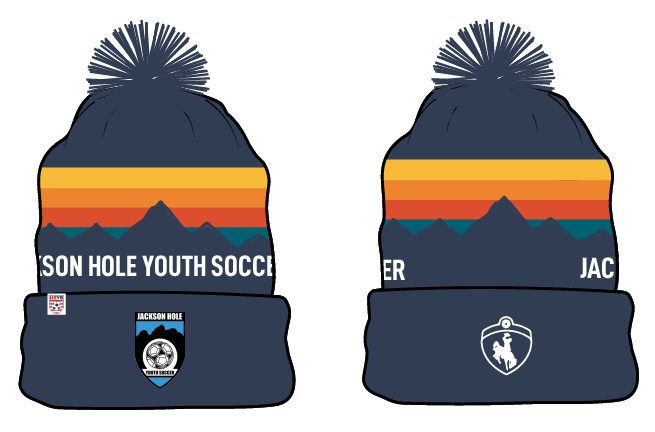 Jackson Hole Youth Soccer Logo Beanie Hat